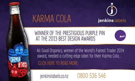 Jenkins Labels Karma Cola